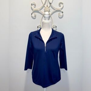 Chico’s 1/4 Zip Pullover Jacket - Size 0 = Small